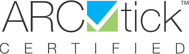Arc Tick commercial refrigeration company certification logo